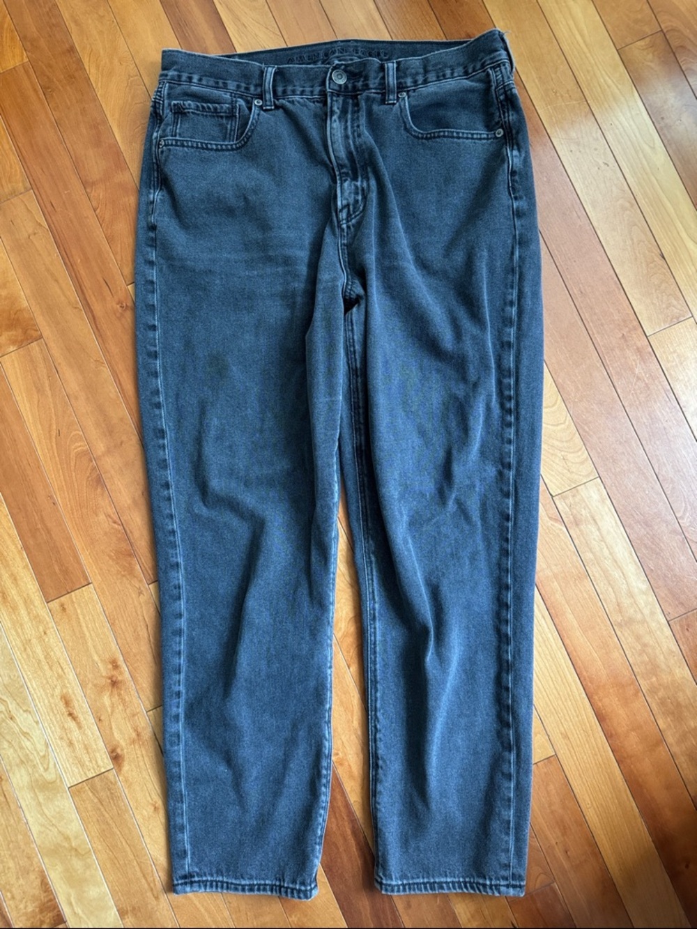 American Eagle Outfitters Black Mom Jeans Regular Length